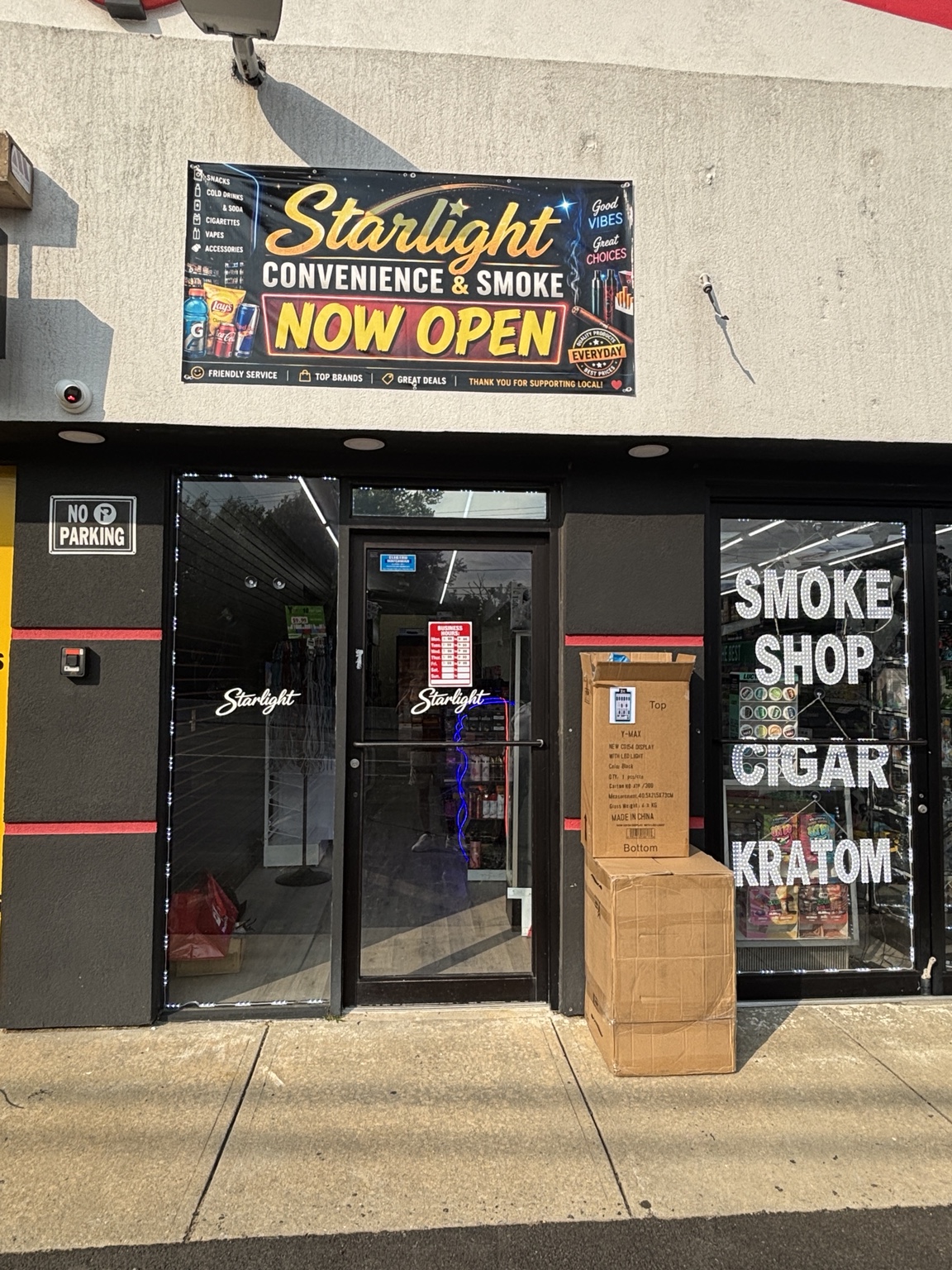 Starlight Convenience & Smoke storefront in South Amboy, NJ